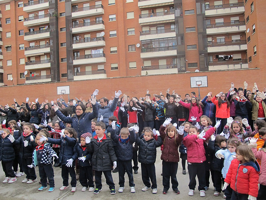 Día de la Paz en el Colegio Esclavas de Salamanca.