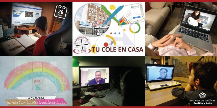 Educar en tiempos de coronavirus. Cómo afrontan los centros de Escuelas Católicas Castilla y León el reto de la educación online (San Estanislao de Kostka y La Salle)