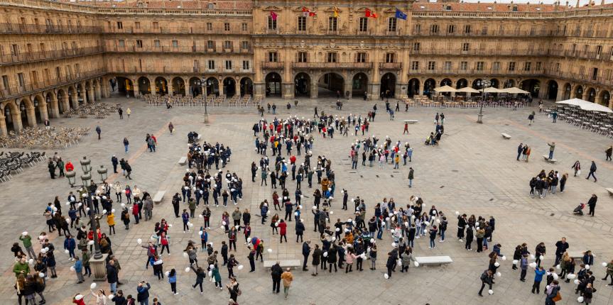 Los centros educativos de Escuelas Católicas Salamanca celebran una jornada festiva para dar valor a su proyecto educativo común