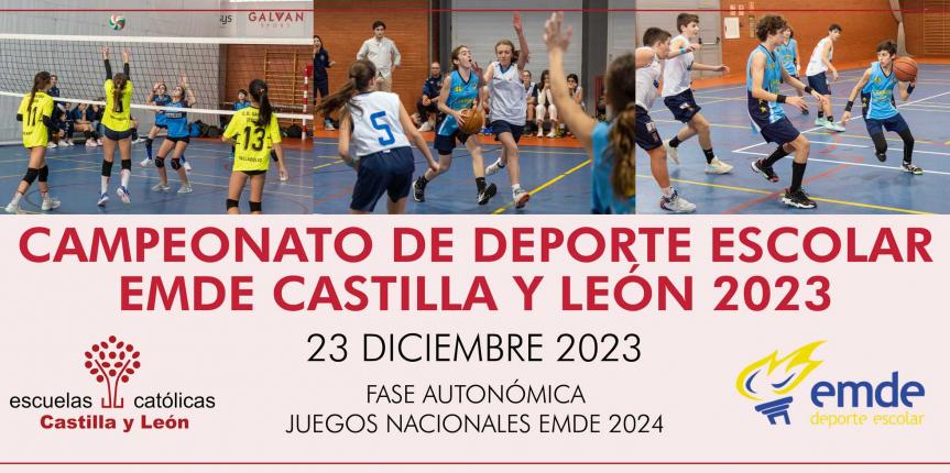 Todo listo para el Campeonato de Deporte Escolar EMDE Castilla y León 2023